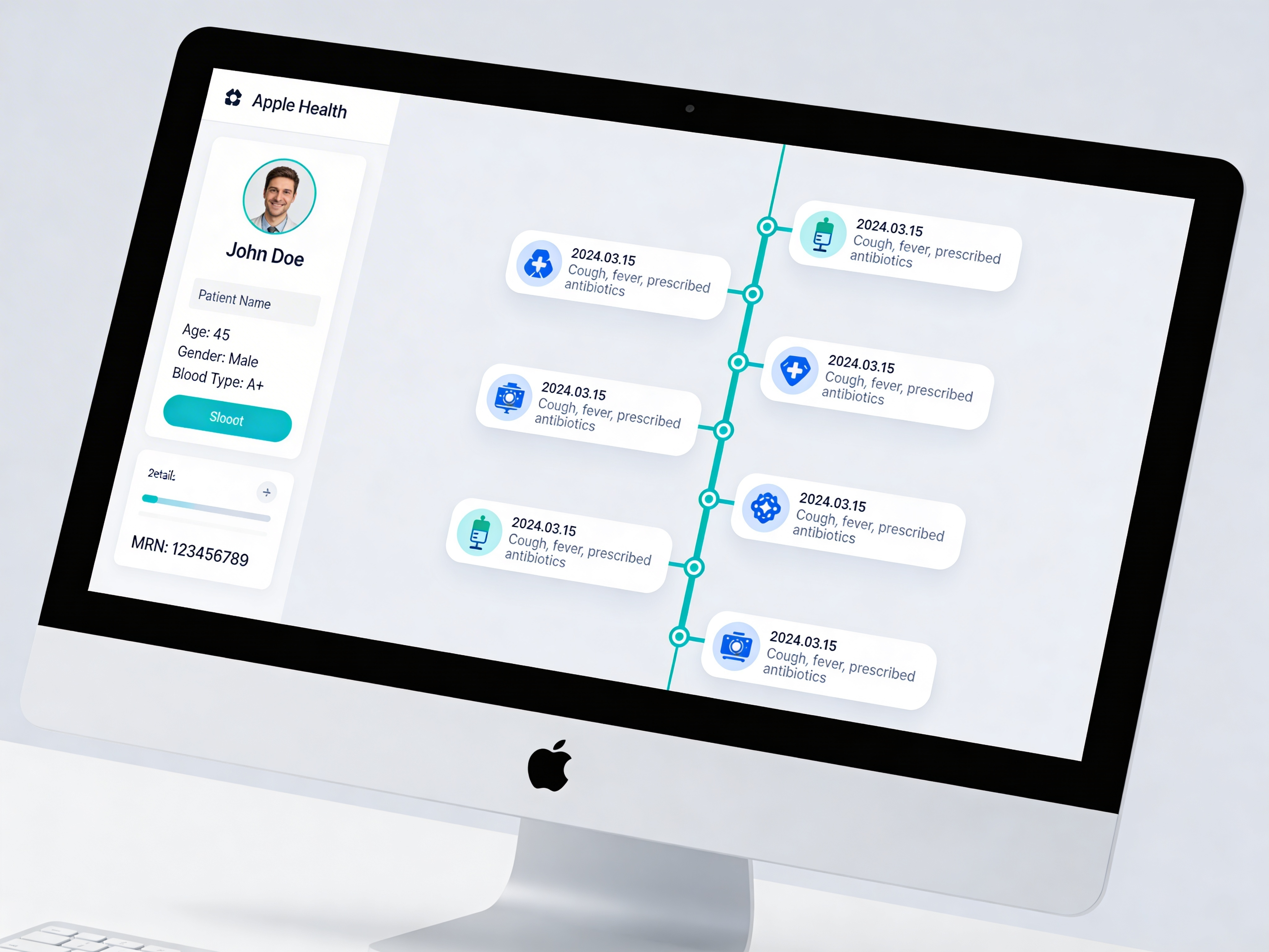 실손보험 잔여 한도 대시보드 UI